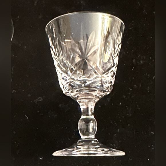 Vintage mid 1980's Bruce by Royal Brierley sherry glasses set of 3 - Picture 2 of 5